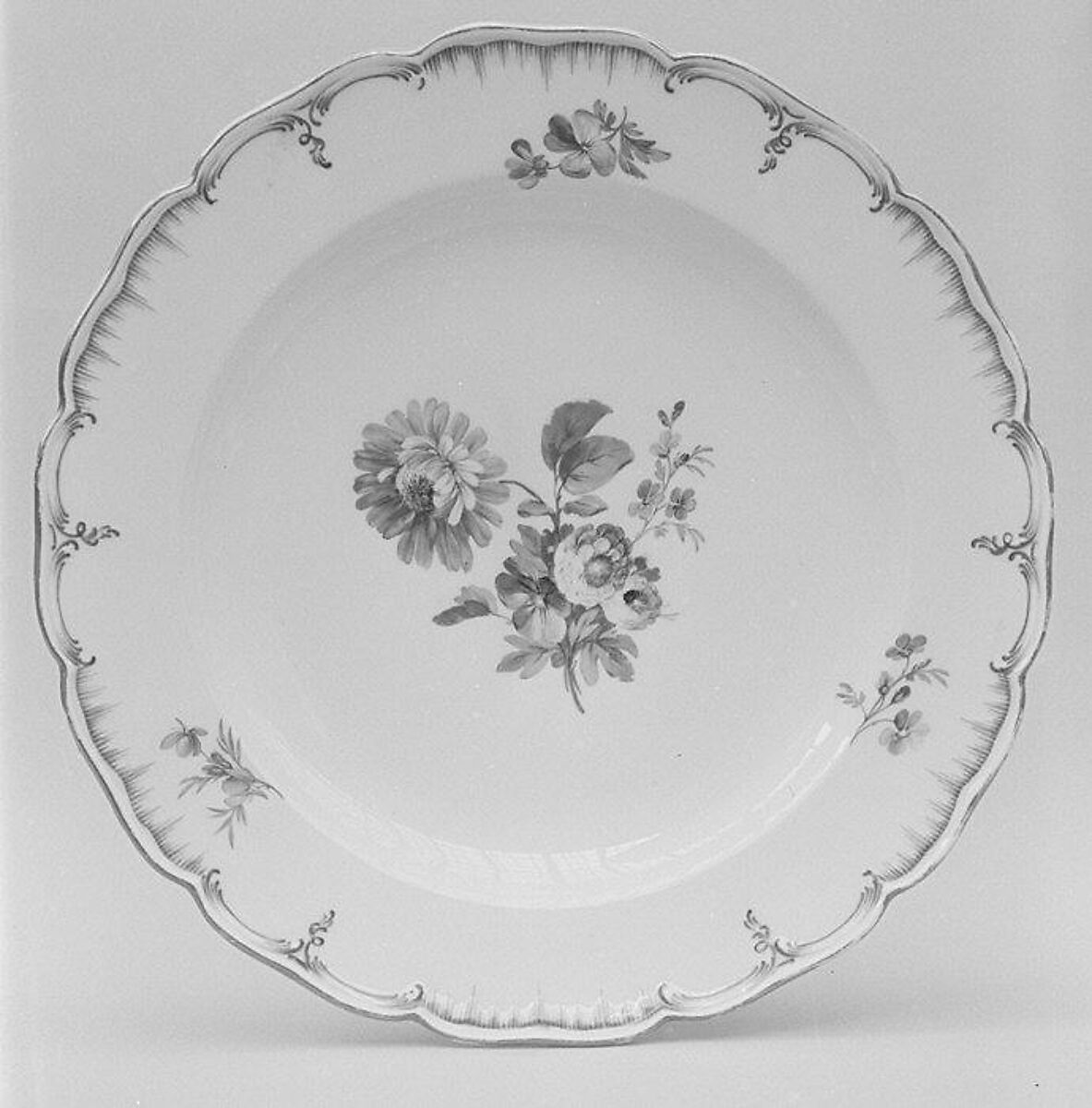 Plate, Royal Porcelain Manufactory, Berlin (German, founded 1763), Hard-paste porcelain, German, Berlin 