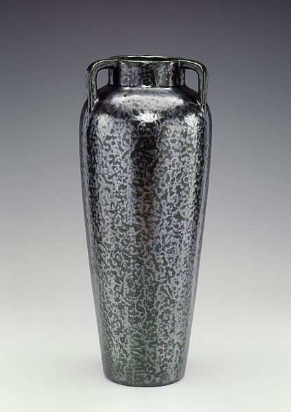 Vase, Merrimac Pottery (1900–1908), Earthenware, American 