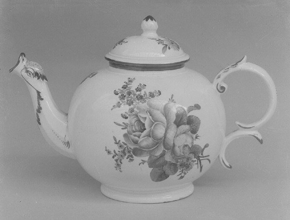 Teapot, Fulda Pottery and Porcelain Manufactory (German, 1764–1789), Hard-paste porcelain, German, Fulda 