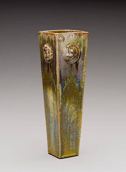 Vase, Roseville Pottery (1892–1954), Earthenware, American 
