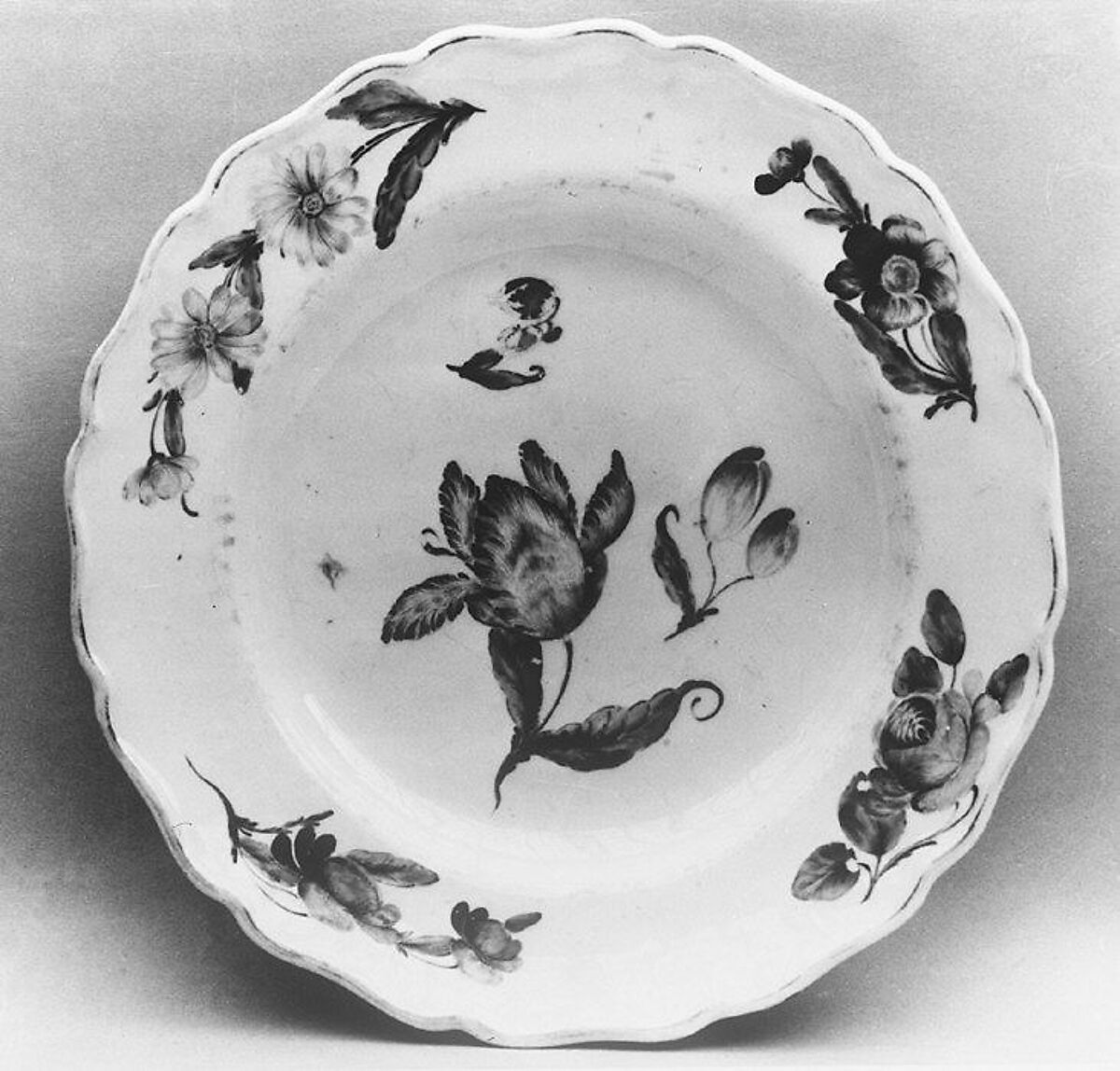 Plate, Nymphenburg Porcelain Manufactory (German, 1747–present), Hard-paste porcelain, German, Nymphenburg 