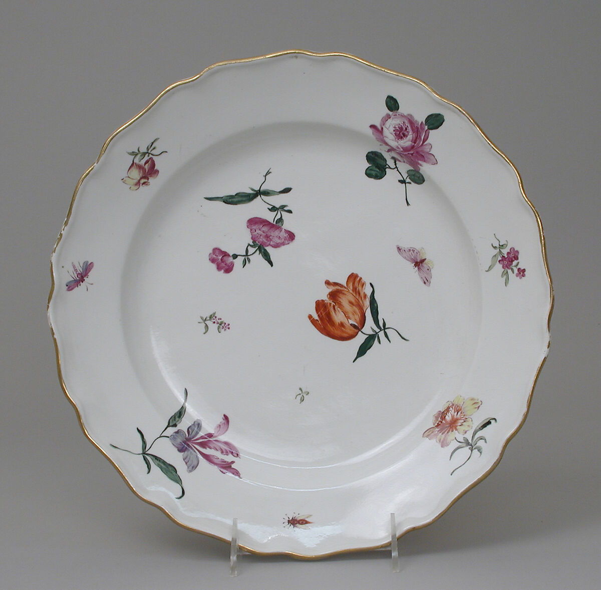 Plate, Nymphenburg Porcelain Manufactory (German, 1747–present), Hard-paste porcelain, German, Nymphenburg 