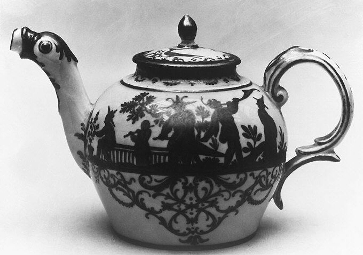 Teapot, Nymphenburg Porcelain Manufactory (German, 1747–present), Hard-paste porcelain, German, Nymphenburg 