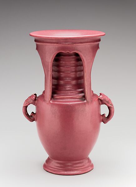 Vase, Fulper Pottery Company (1899–1935), Stoneware, American 