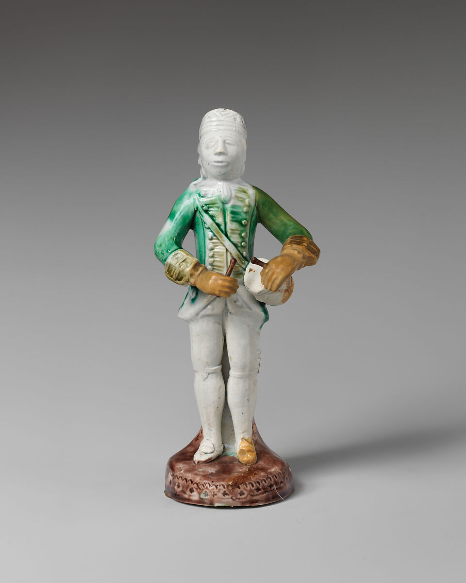 Drummer, Style of Astbury-Whieldon, Lead-glazed earthenware, British, Staffordshire 