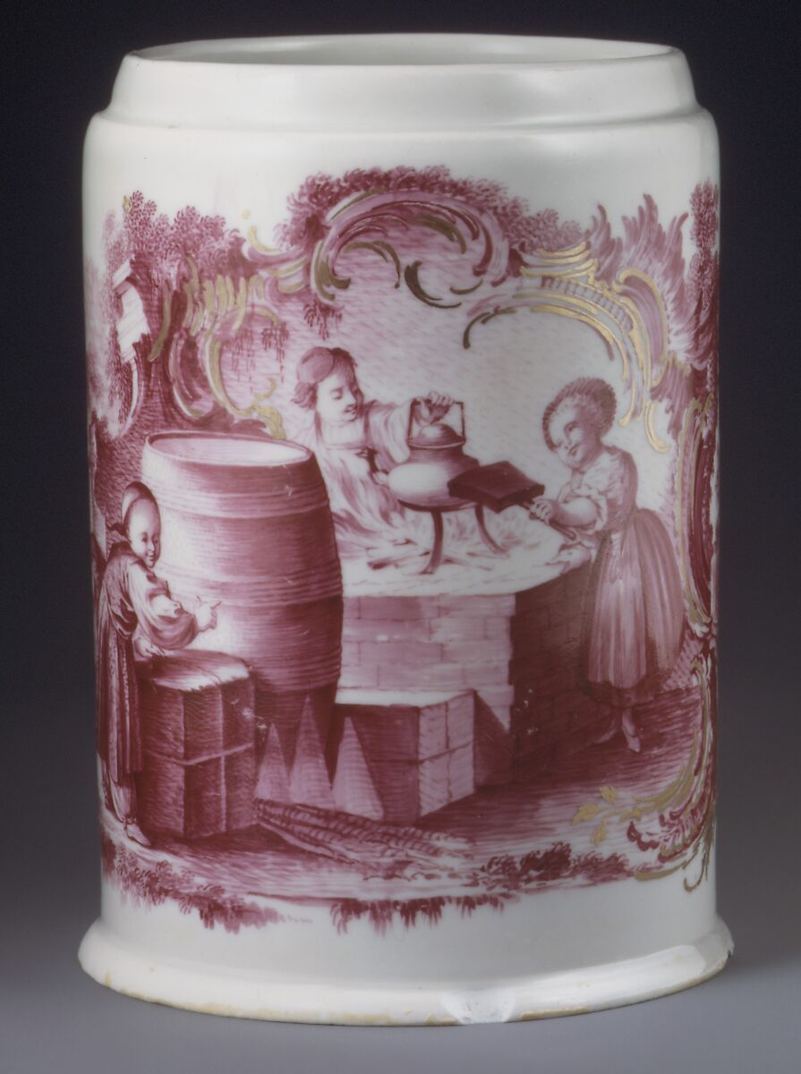 Mug, Fulda Pottery and Porcelain Manufactory (German, 1764–1789), Hard-paste porcelain, German, Fulda 