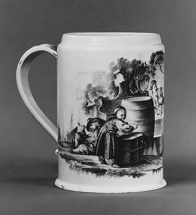 Mug, Fulda Pottery and Porcelain Manufactory (German, 1764–1789), Hard-paste porcelain, German, Fulda