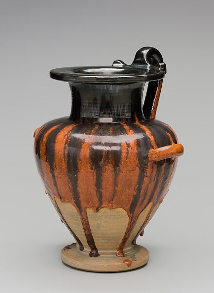 Ewer, Fulper Pottery Company (1899–1935), Stoneware, American
