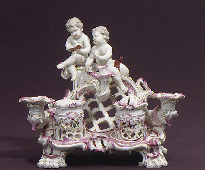 Inkstand, Ludwigsburg Porcelain Manufactory (German, 1758–1824), Hard-paste porcelain, German, Ludwigsburg 