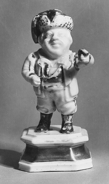 Callot dwarf (one of a pair), Meissen Manufactory (German, 1710–present), Hard-paste porcelain, German, Meissen 