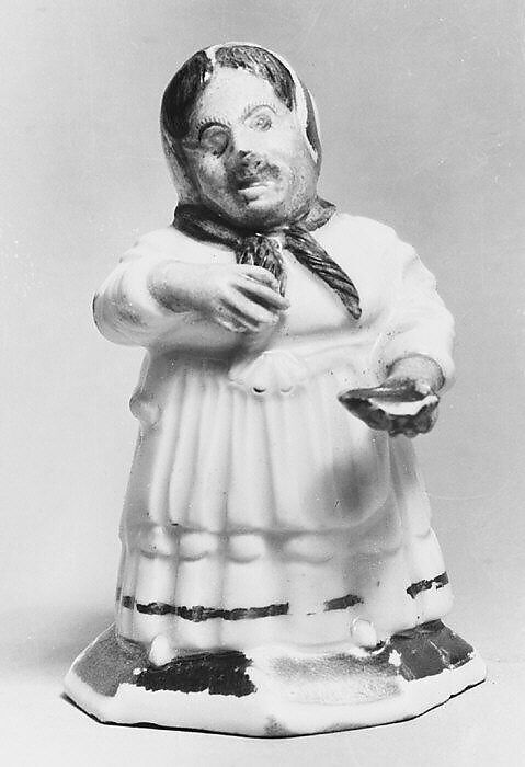 Female dwarf (one of a pair), Meissen Manufactory (German, 1710–present), Hard-paste porcelain, German, Meissen 