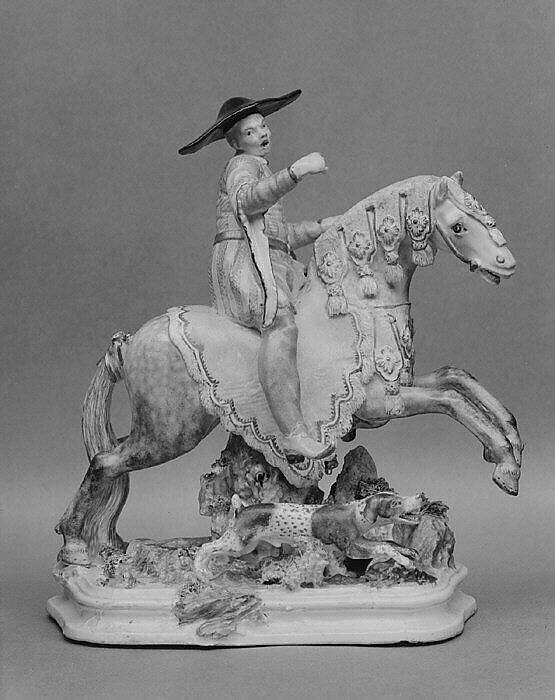 Chinese horseman, Nymphenburg Porcelain Manufactory (German, 1747–present), Hard-paste porcelain, German, Nymphenburg