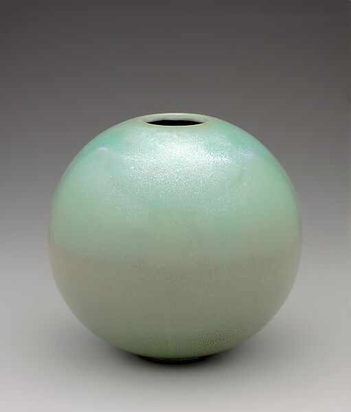 Globe, Charles Fergus Binns (American (born England), Worcester 1857–1934 Alfred, New York), Stoneware, American 