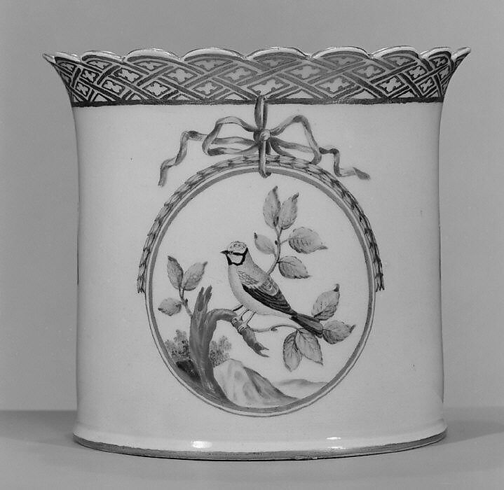 Bottle cooler, Imperial Porcelain Manufactory, St. Petersburg (Russian, 1744–present), Hard-paste porcelain, Russian, St. Petersburg
