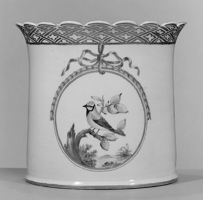 Bottle cooler, Imperial Porcelain Manufactory, St. Petersburg (Russian, 1744–present), Hard-paste porcelain, Russian, St. Petersburg
