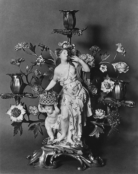 Spring, Meissen Manufactory (German, 1710–present), Hard-paste porcelain, gilt-bronze mounts, German, Meissen with French mounts 