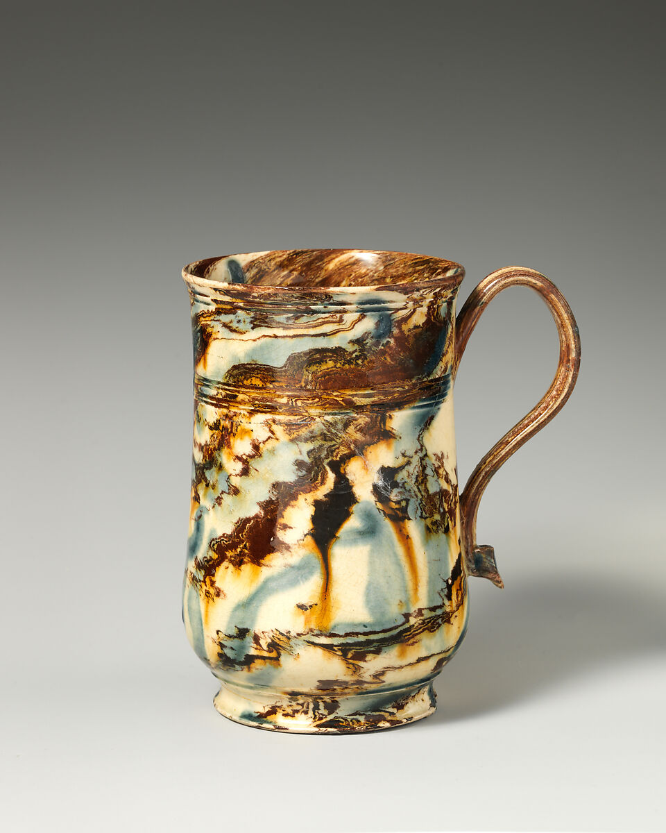Mug, John Astbury (active 1688–1743), Glazed earthenware, British, Staffordshire 