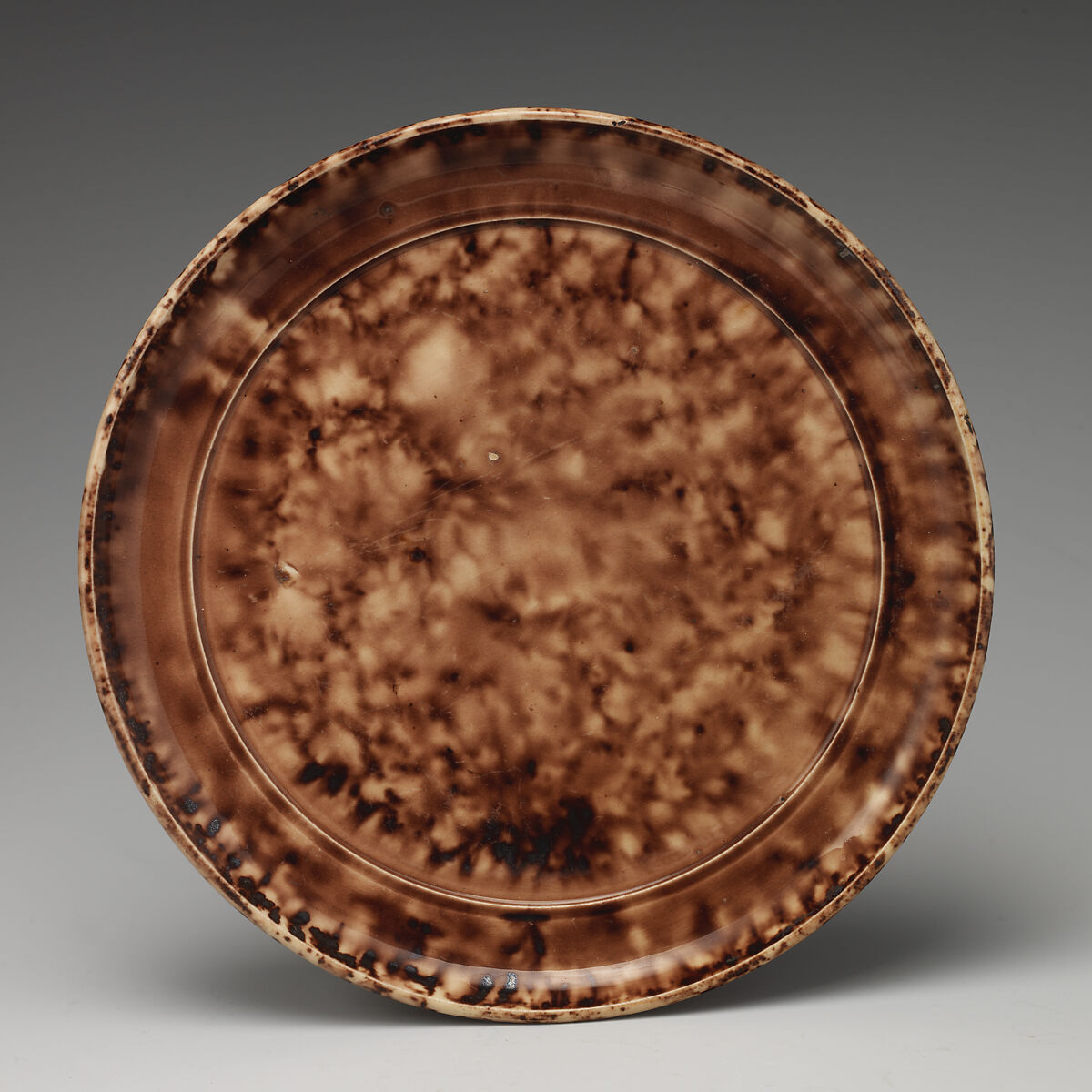 Teapot stand, Style of Whieldon type, Lead-glazed earthenware, British, Staffordshire