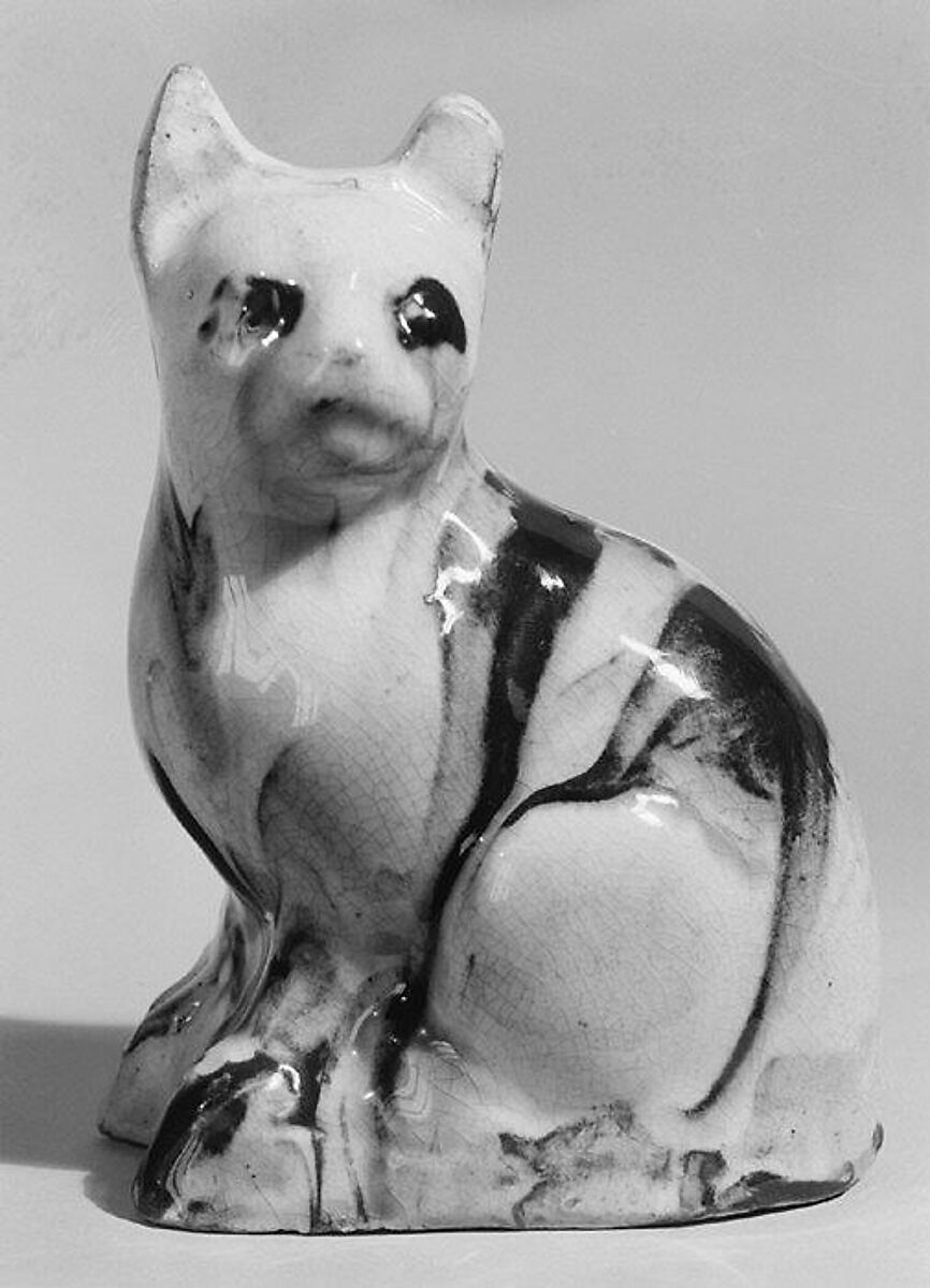 Cat, John Astbury (active 1688–1743), Lead-glazed earthenware, British, Staffordshire 