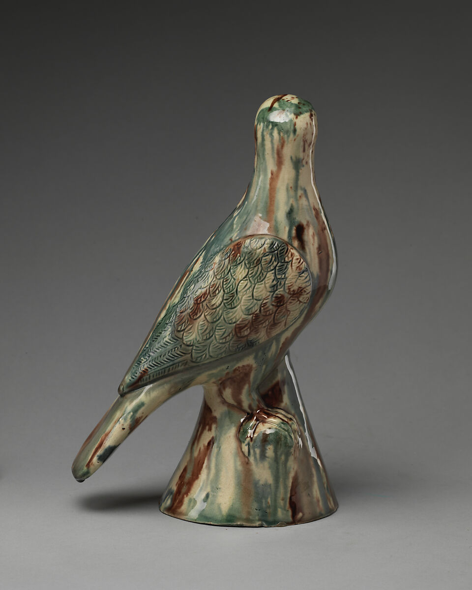 Pigeon, Style of Whieldon type, Lead-glazed earthenware, British, Staffordshire