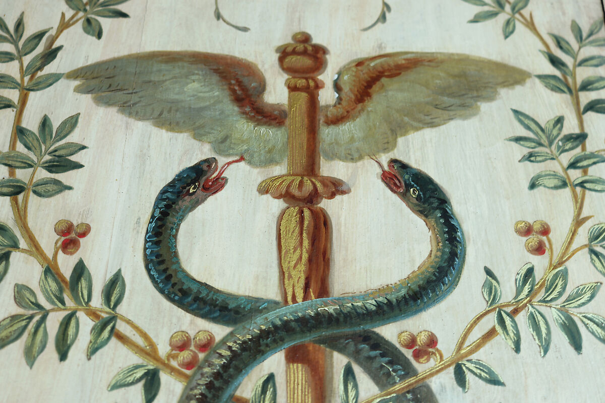 Boudoir from the Hôtel de Crillon, Pierre-Adrien Paris (French, 1747–1819), Oak, painted and gilded, French, Paris