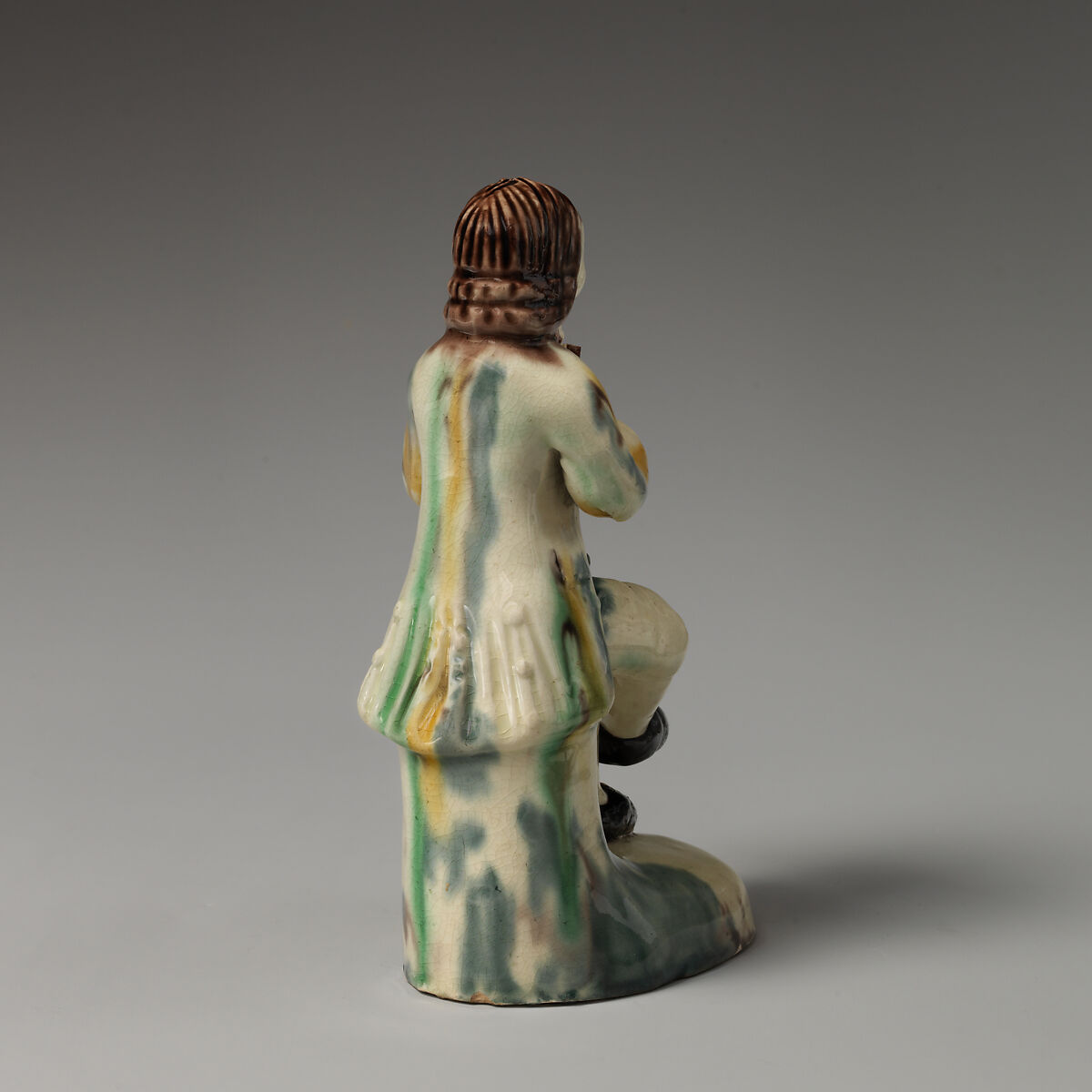 Fiddler, Style of Astbury-Whieldon, Lead-glazed earthenware, British, Staffordshire