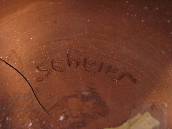 Bowl, Edwin Scheier (1910–2008), Stoneware, American