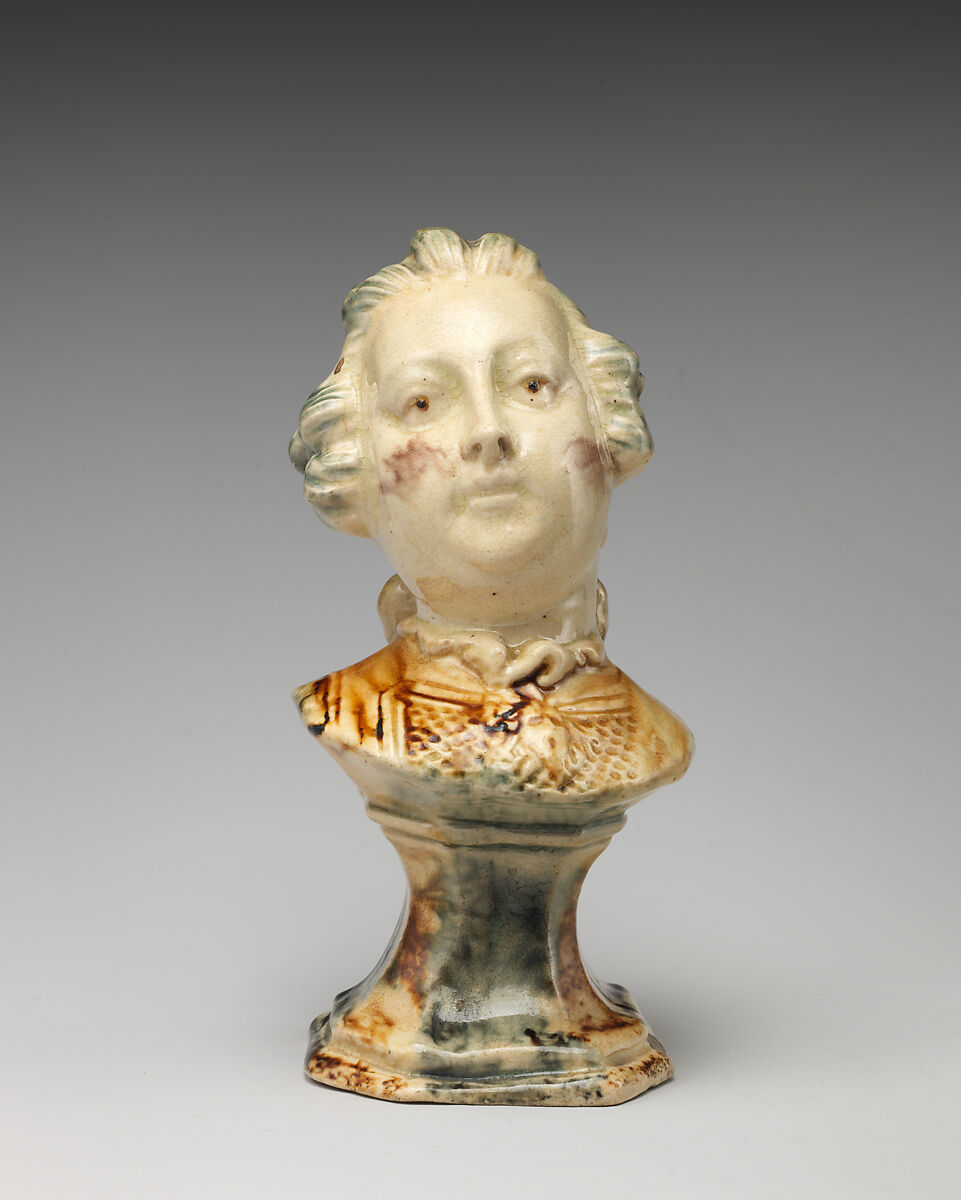 William Augustus, Duke of Cumberland, Attributed to Louis François Roubiliac (British (born France), Lyons 1695/1702–1762 London), Lead-glazed earthenware, British, Staffordshire 