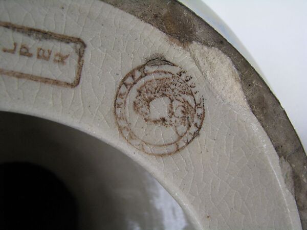 Lamp, Fulper Pottery Company (1899–1935), Stoneware, leaded glass, American