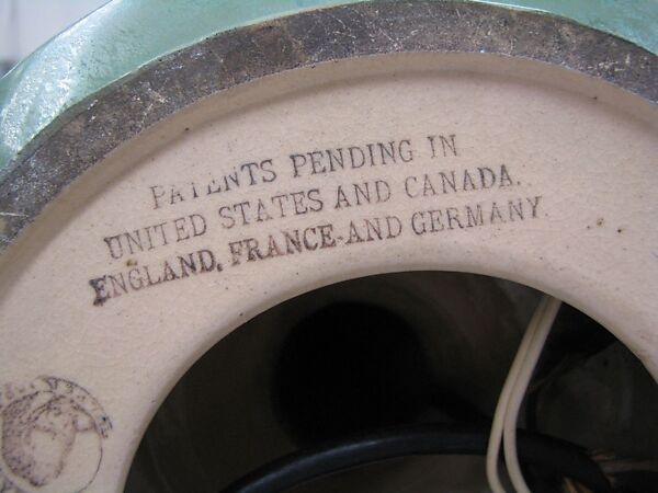 Table lamp, Fulper Pottery Company (1899–1935), Stoneware, leaded glass, American