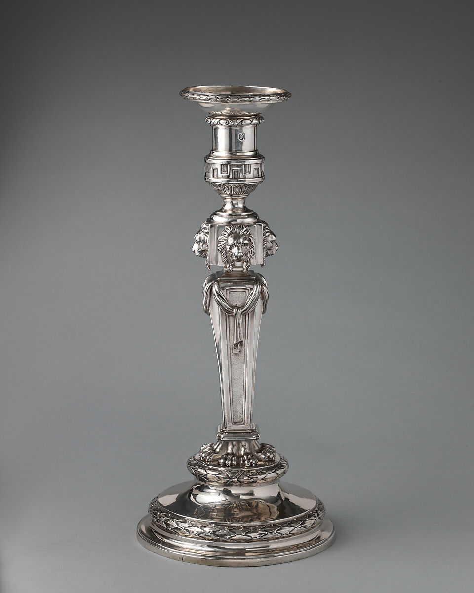 Set of four candlesticks, Thomas Heming (active 1745–73), Silver, British, London