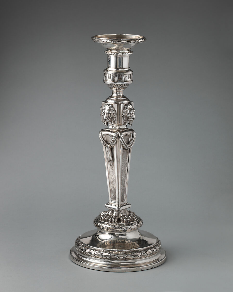 Set of four candlesticks, Thomas Heming (active 1745–73), Silver, British, London