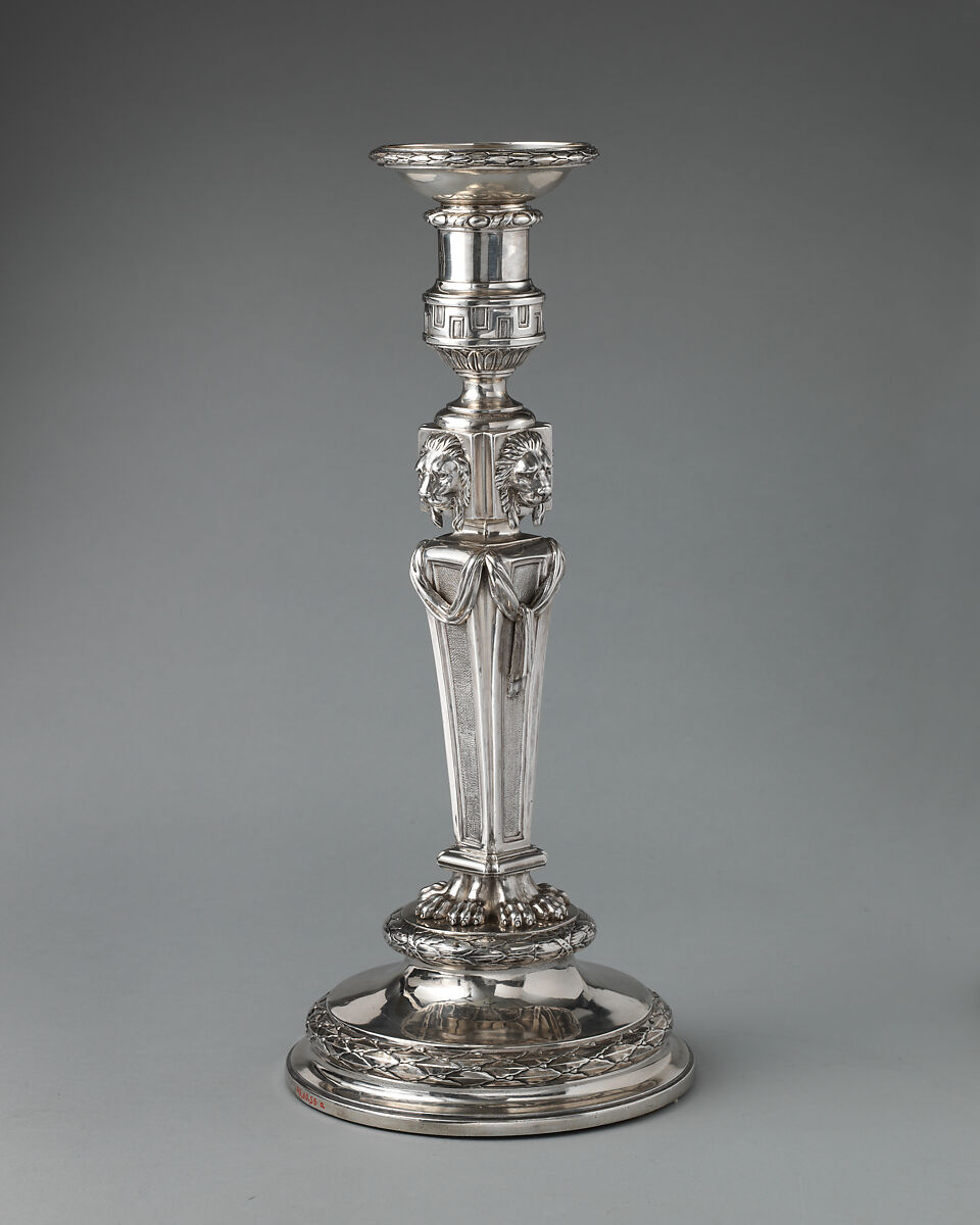 Set of four candlesticks, Thomas Heming (active 1745–73), Silver, British, London