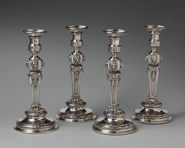 Set of four candlesticks