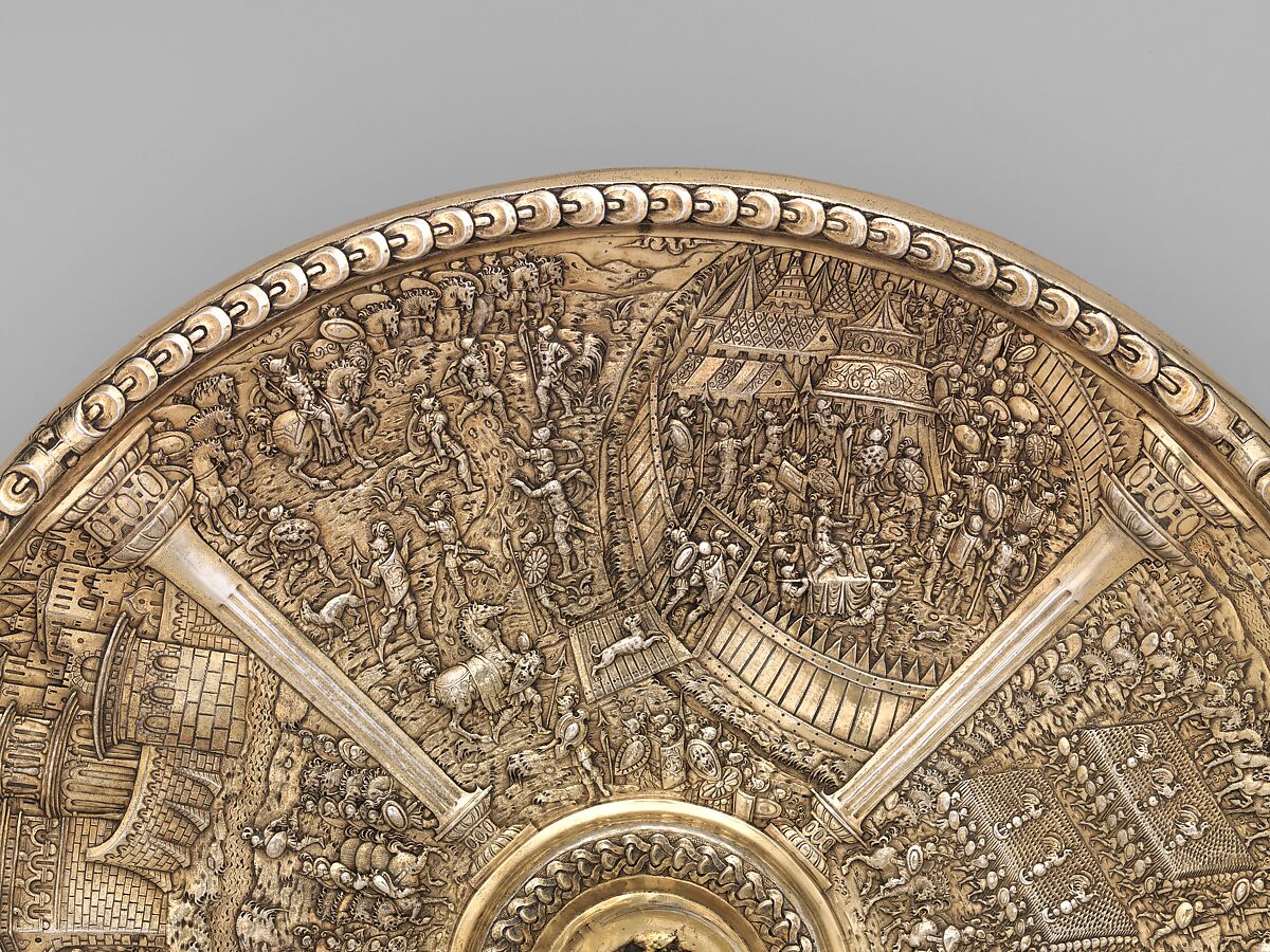 Vitellius tazza, Gilded silver, Flemish, Antwerp (?)