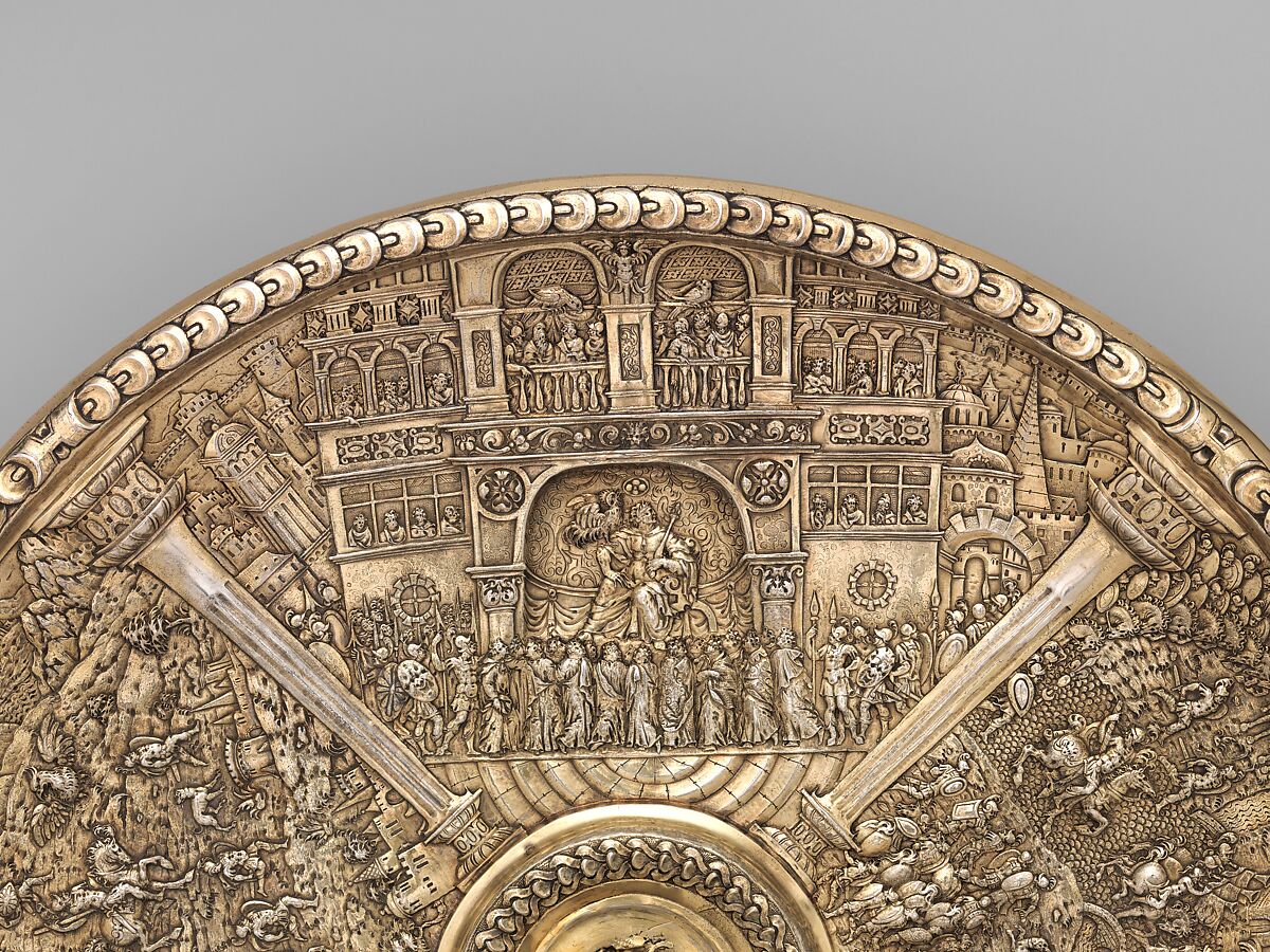 Vitellius tazza, Gilded silver, Flemish, Antwerp (?)