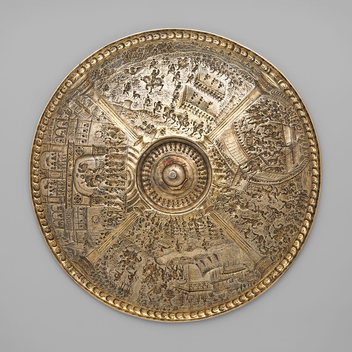 Vitellius tazza, Gilded silver, Flemish, Antwerp (?)