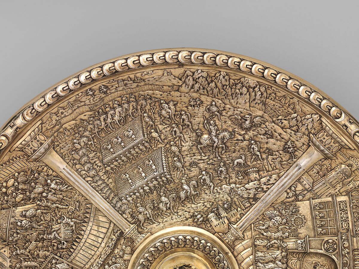 Vitellius tazza, Gilded silver, Flemish, Antwerp (?)