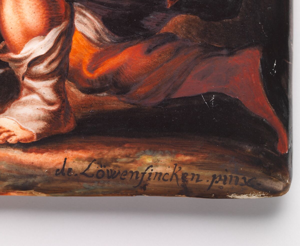 Adoration of the Shepherds, Adam Friedrich von Löwenfinck (German, 1714–1754), Tin-glazed earthenware, German, Fulda