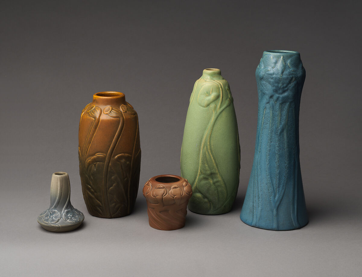 Vase, Van Briggle Pottery Company (1901–present), Earthenware, American