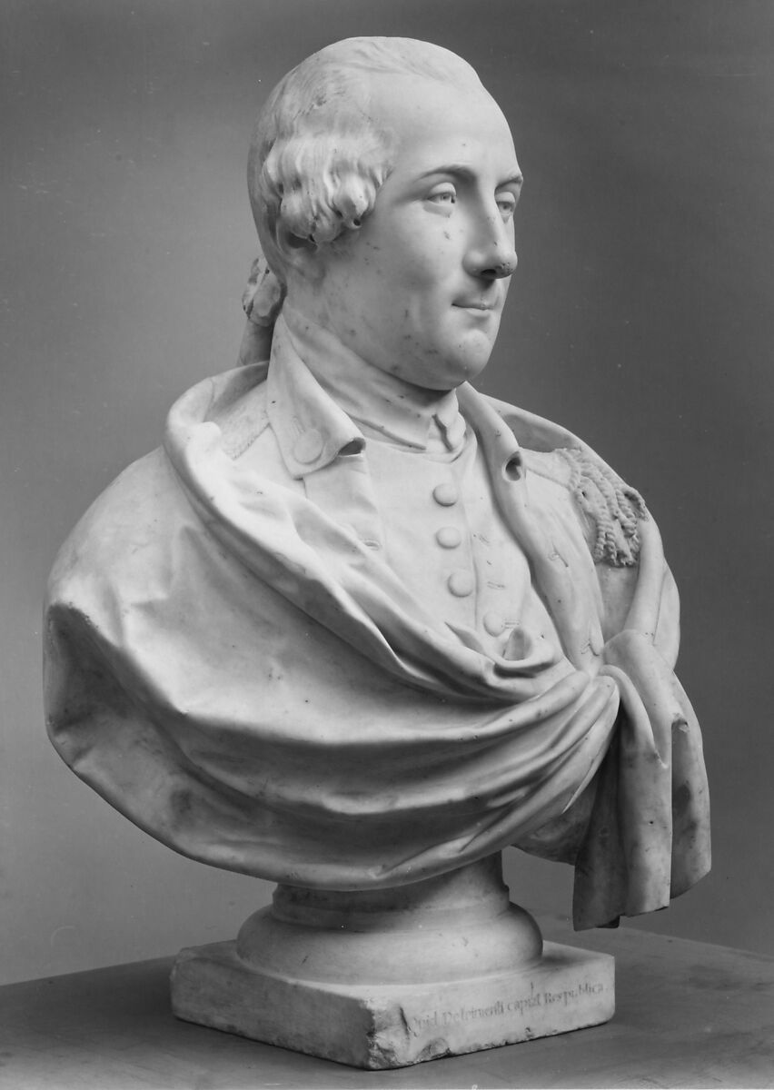 George Washington, Louis Jacques Pilon (French, 1741–after 1806), Marble, French