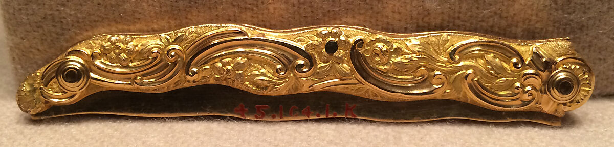 Nécessaire incorporating a watch (one of a pair), John Barbot (British, recorded 1751–65), Gold, agate, rubies, diamonds, silver, wood carcass, silk velvet, mirror glass; glass, enamel, ivory, steel; movement: gilded brass, steel; enamel face, British, London