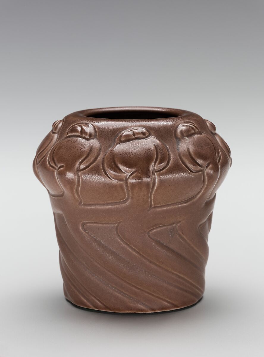 Vase, Van Briggle Pottery Company (1901–present), Earthenware, American 