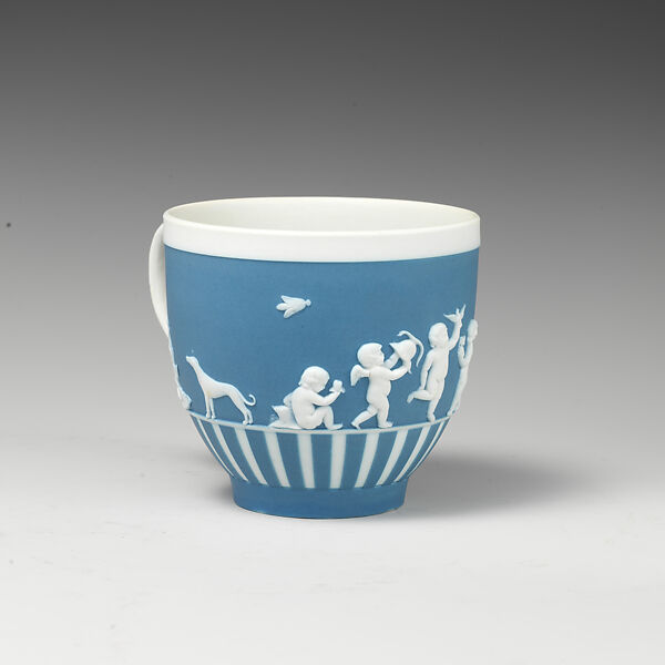 Cup and saucer, Josiah Wedgwood and Sons (British, Etruria, Staffordshire, 1759–present), Jasperware, British, Etruria, Staffordshire