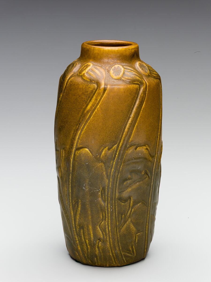 Vase, Van Briggle Pottery Company (1901–present), Earthenware, American 