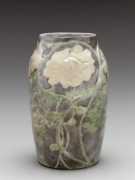 Vase, M. Louise McLaughlin (American, Cincinnati, Ohio 1847–1939 Cincinnati, Ohio), Porcelain, American 