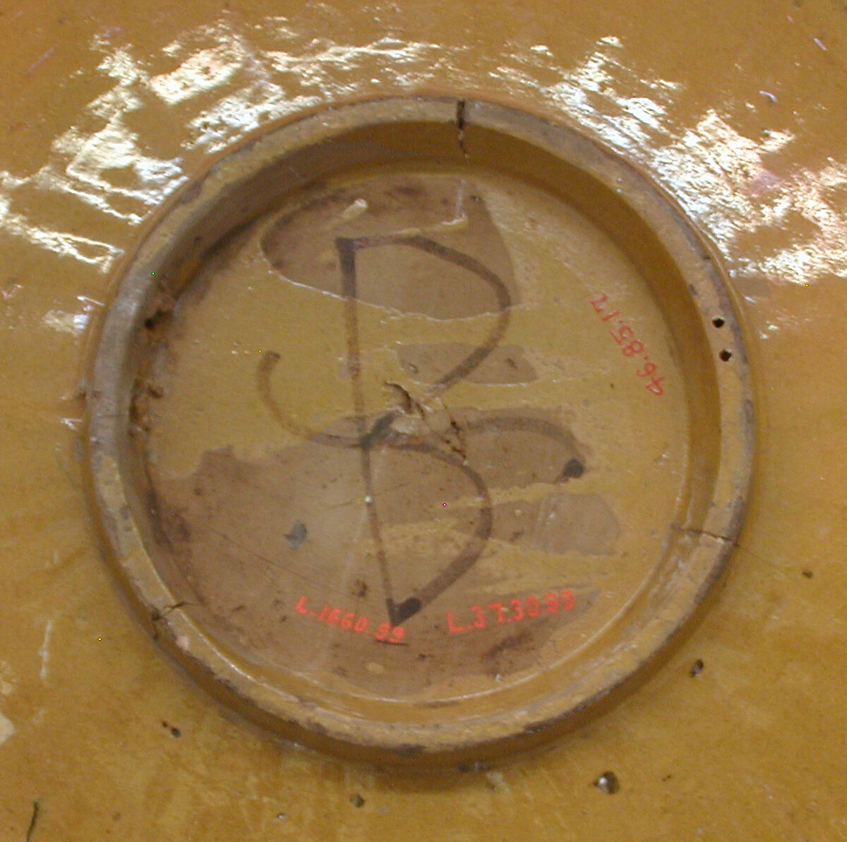 Dish, Maiolica (tin-glazed earthenware), Italian, Deruta