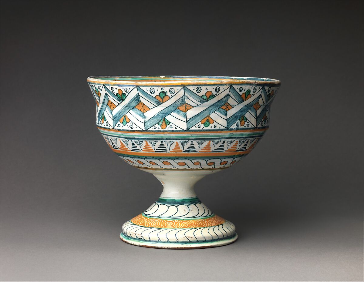 Bowl with Lucretia Bella, Maiolica (tin-glazed earthenware), Italian, Tuscany (probably Montelupo) 