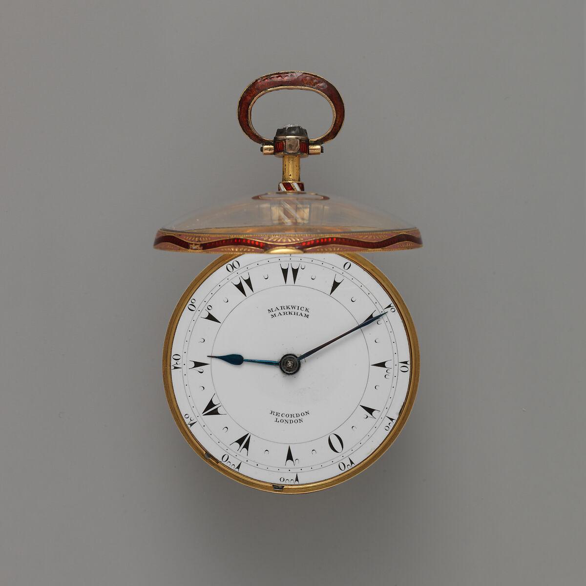 Triple-case repeating watch, Watchmaker: Firm of Marwick, Markham and Recordon, Gold, enamel, diamond, British, London, for Turkish market