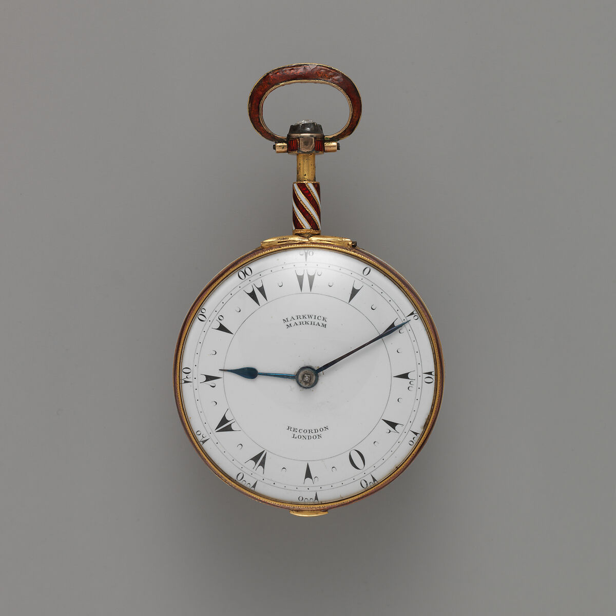 Triple-case repeating watch, Watchmaker: Firm of Marwick, Markham and Recordon, Gold, enamel, diamond, British, London, for Turkish market